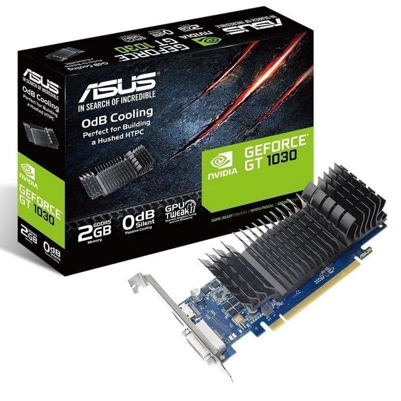 Asus Carte Graphique Asus GeForce GT 1030 Silent 2GB GDDR5