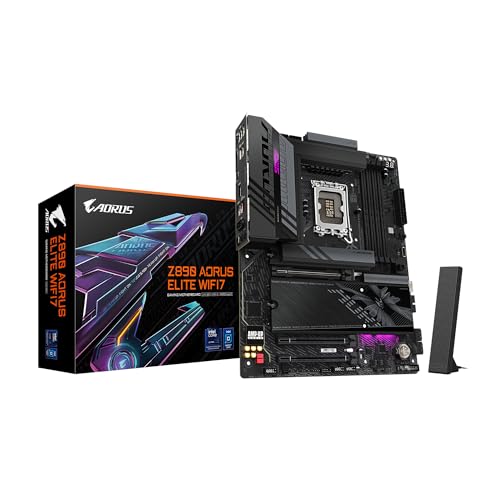 Gigabyte Carte mère Gigabyte Z890 AORUS ELITE WIFI7 Intel Z890 LGA1851 DDR5 ATX WiFi 7 Thunderbolt 4