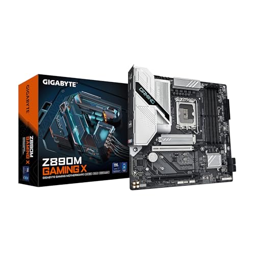 GIGABYTE Z890M Gaming X Ultra Core (Series 2) LGA 1851, mATX, DDR5, 3X M.2, PCIe 5.0, Front USB Type-C, 2.5GbE LAN, EZ-Latch