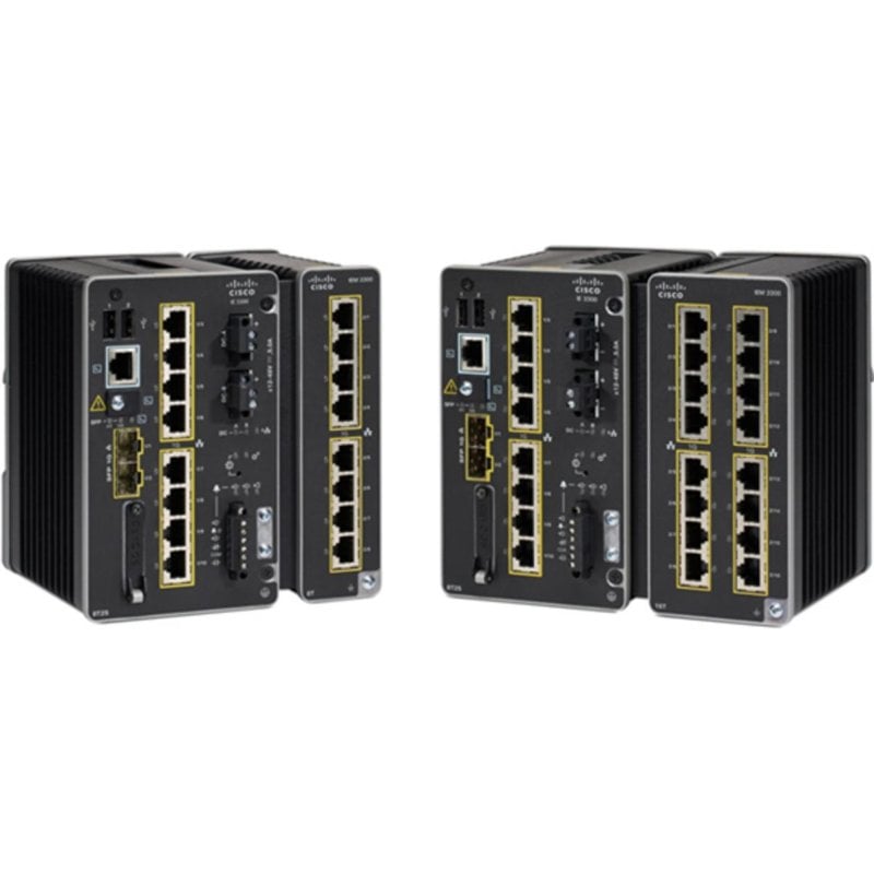 Cisco Commutateur Cisco Catalyst IE3300 Géré L2 16 Ports Gigabit Ethernet PoE Montage Rack