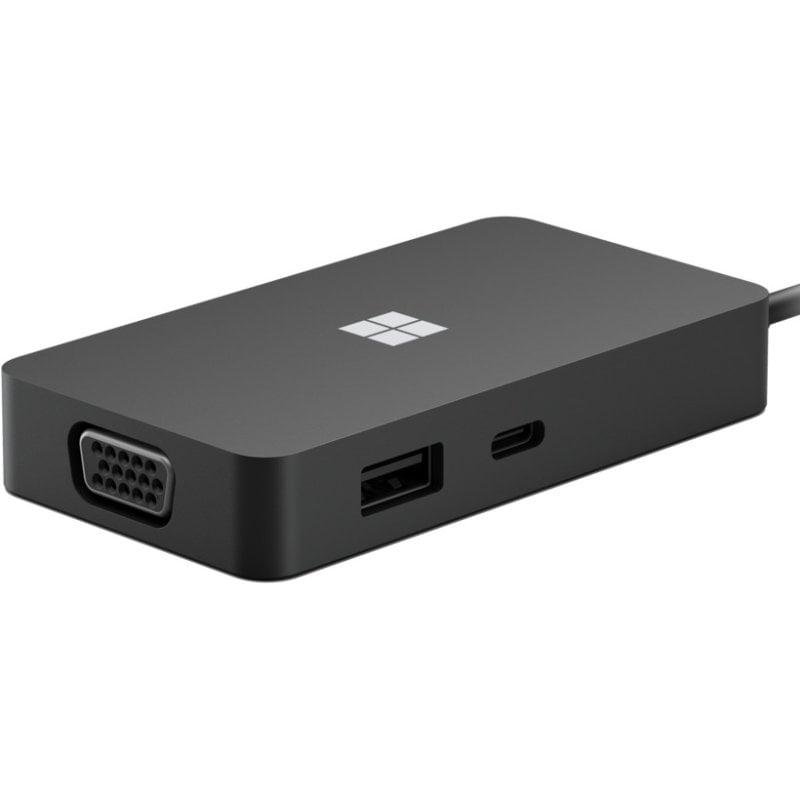 Microsoft Station daccueil Microsoft Surface Travel Hub USB-C HDMI VGA RJ45 Black