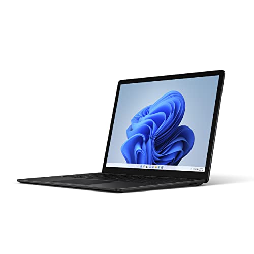 Microsoft Surface Laptop 4 Ordinateur portable de 13,5 tactile (Intel Core i5 11th Gen, 8 Go RAM, 512 Go SSD, Intel Graphics, Windows 11 Home) Noir Clavier QWERTY espagnol