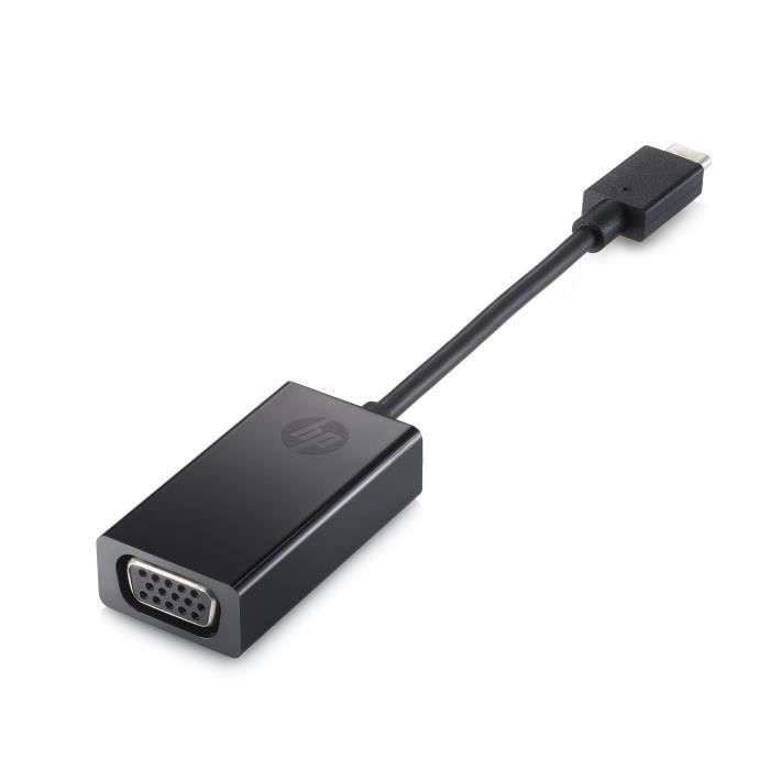 HP Adaptateur USB-C a VGA - Black