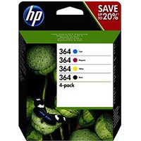 HP Pack Cartouches Noire et Couleurs HP 364 - N9J73AE