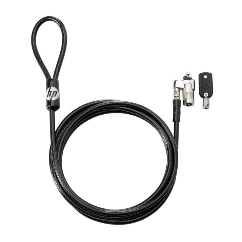 HP Câble antivol HP 10 mm pour ordinateurs portables et périphériques