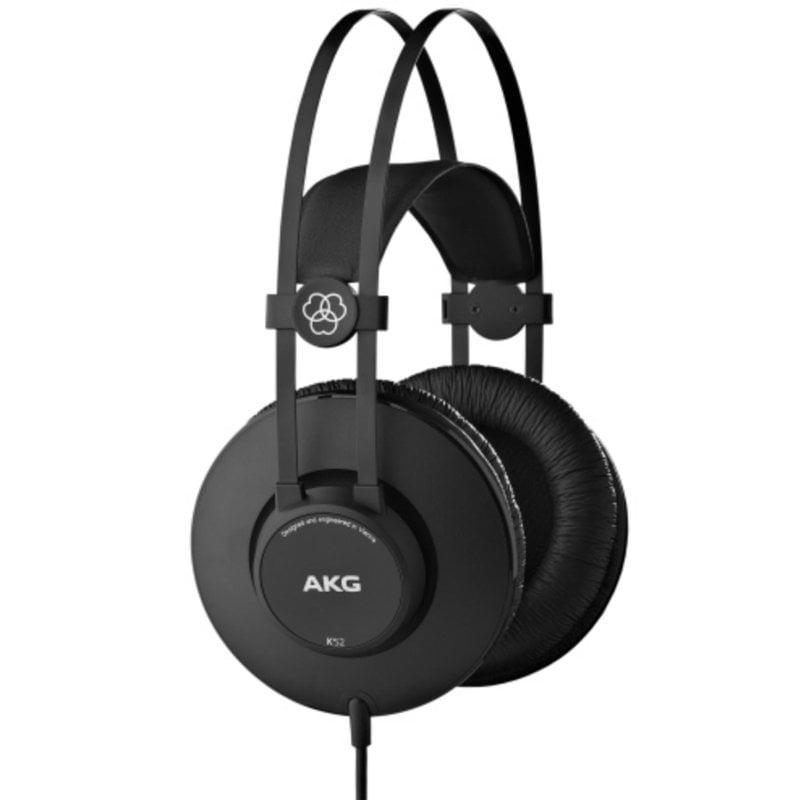 AKG Casque AKG K52 filaire jack pour studio et scène, circum-aural, Black