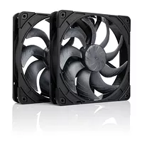 Noctua NF-A14x25 G2 PWM Sx2-PP chromax.black - 140 mm