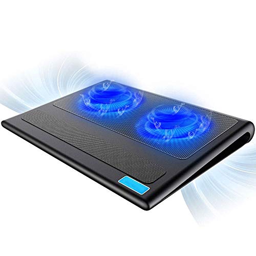 Laptop Cooling Pad 12 -16 Cooler Pad Chill Mat 2 Quiet Fans and 2 USB Ports