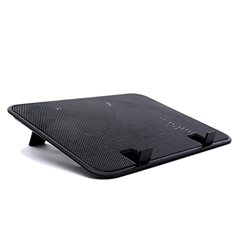 Computer Radiator 14 inch Notebook Cooler 5v Dual Fan USB External Laptop Cooling Pad Slim Stand High Speed Silent Metal Panel Fan (Color B)