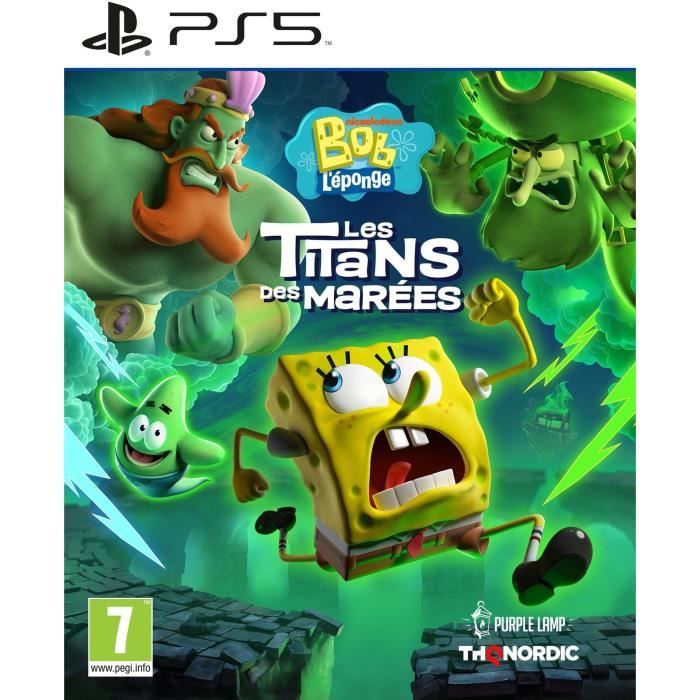 Bob lEponge Les Titans des Marees - Jeu PS5