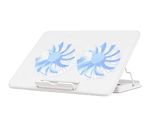 DANNMPX Refroidisseur Laptop Tapis De Refroidissement pour Ordinateur Portable Et avec 2 Ventilateurs À 1400 TR Min Gaming USB Support