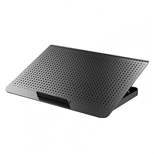 DieffematicZJ Support Ordinateur Portable New Metal Panel Laptop Cooler Stand Gaming Laptop Cooling Fan Laptop Cooling PadNotebook Cooler Stand for Gaming (Color Black)