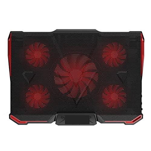 DieffematicZJ Support Ordinateur Portable Gaming Laptop Cooler Notebook Cooling Pad Silent Fans Powerful Air Flow Portable Adjustable Laptop Stand