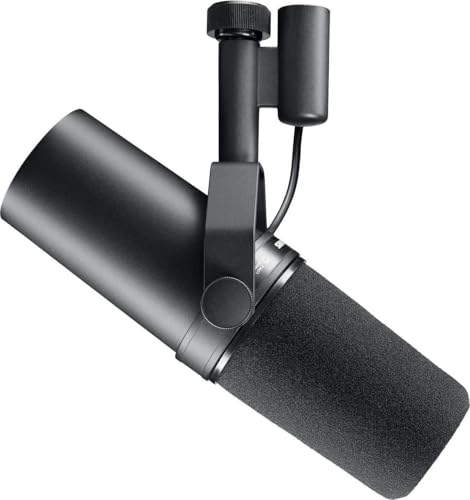 Shure SM7B Microphone Dynamique Vocal pour Podcast et Streaming