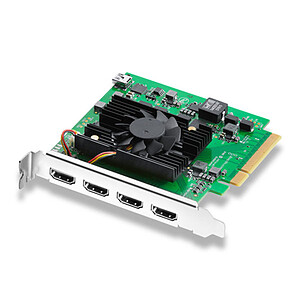 BLACKMAGIC Dispositif de capture vidéo Blackmagic Design BM-BDLKDVQDHDMI4K PCIe 4K DCI 4 HDMI