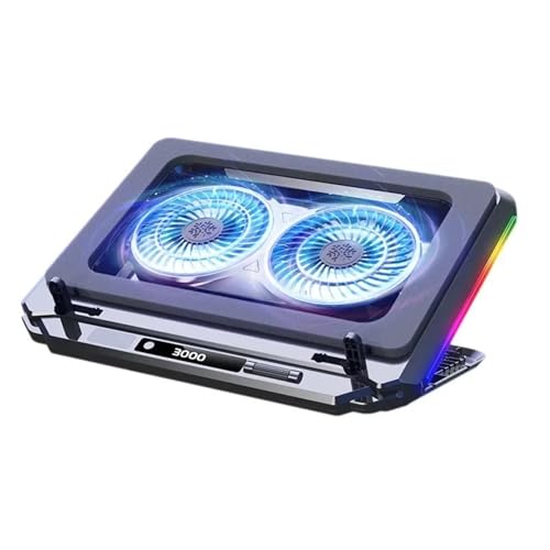 Ventilé pour Ordinateur Portable Support de jeu pour ordinateur portable,support de Dissipation thermique, plaque de refroidissement pour ordinateur portable 15-21 pouces Refroidisseur PC Portable