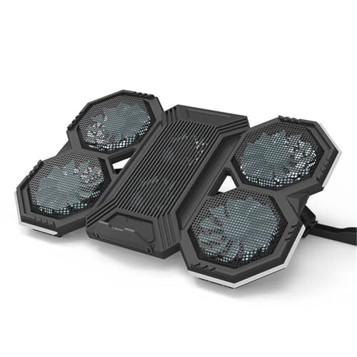 Ventilé pour Ordinateur Portable Refroidisseur pour ordinateur portable 17 pouces, Six ventilateurs réglables, tapis de refroidissement pour ordinateur portable Laptop Cooling Pad(Standard version)