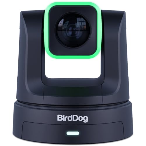 BirdDog X5 Ultra 4K Ultra HD NDI|HX3 12G-SDI IP 20x Caméra PTZ - Noir
