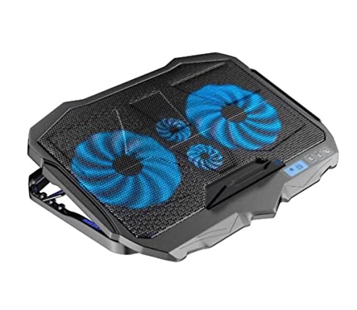 Ventilateur PC Portable Refroidisseur PC Portable Tapis De Refroidissement Pour Ordinateur Portable Avec 2 Ventilateurs À Hauteur Réglable Et 2 Ports USB Adaptés Aux Ordinateurs Portables De 12 À 17