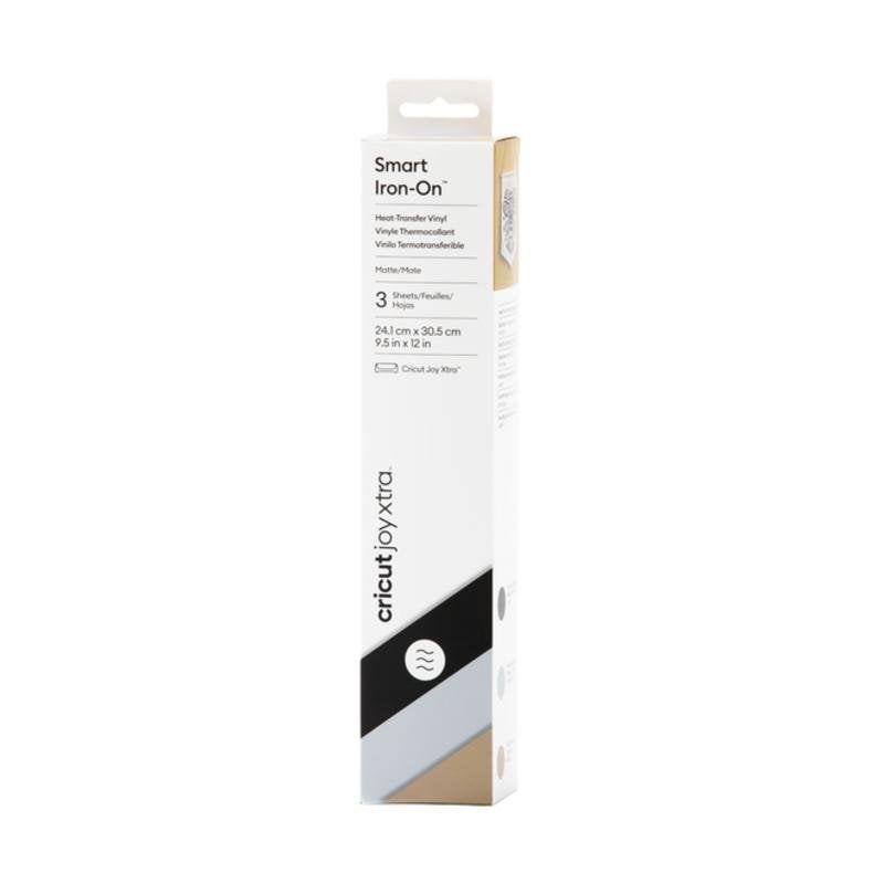 cricut Vinyle de transfert thermique Cricut Joy Xtra Black Or Silver lavable brillant