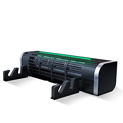 Laptop Cooler Gaming Notebook Cooler Laptop Cooling Pad Stand RGB LED Adjustable Silent 2600RPM USB Cable Tablet Desk Fan