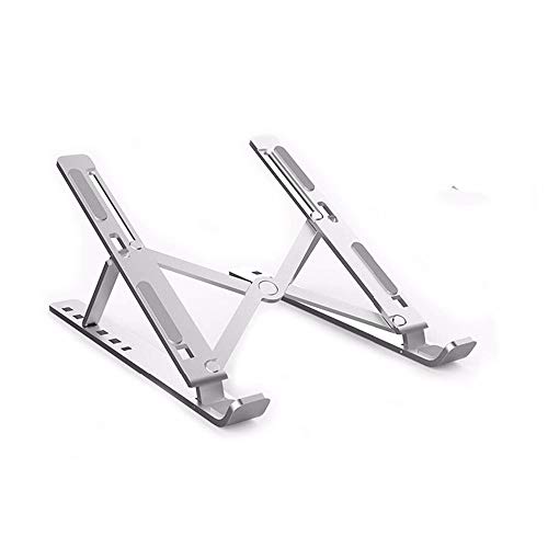 Laptop Stand Portable 6 Heights Adjustable Aluminum Desktop Ventilated Cooling Holder Folding