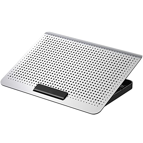 Gaming Laptop Cooler Silent Fan Metal Laptop Cooling Pads USB Port Portable Adjustable Notebook Stand for 12-16 inch Laptop