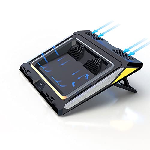 SMSOM Pad de refroidissement for ordinateur portable, patin de refroidisseur for ordinateur portable, base de refroidissement de l'air suralimenté, USB Stand de refroidissement de l'ordinateur portabl