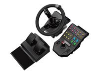 Logitech Heavy Equipment - G-Series - ensemble volant et pedales - filaire