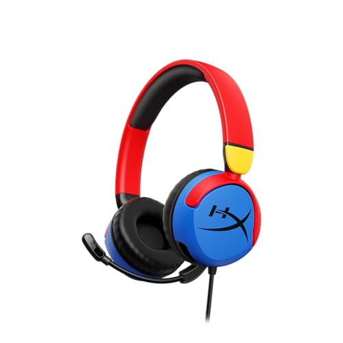 CONÇU POUR LES JEUNES JOUEURS ÂGÉS DE 6 À 12 ANS - La taille et le poids du Cloud Mini conviennent aux petites têtes, offrant le confort caractéristique de l'HyperX, mais convient aux joueurs âgés de 6 à 12 ans. NIVEAUX AUDIO SÛRS - La sensibilité sonore réduite du Cloud Mini permet de maintenir le son en dessous de 85 dB lorsqu'il est utilisé avec la plupart des appareils. Les oreilles en développement des enfants seront protégées au fur et à mesure qu'ils développeront leur passion pour les jeux vidéo. AUDIO IMMERSIF - En jouant, en regardant du contenu ou en écoutant de la musique, ils profiteront d'un son immersif de haute qualité fourni par les haut-parleurs 30 mm. MICROPHONE PLIABLE DURABLE - La fonction Flip Mute permet de désactiver facilement le microphone lorsque vous parlez à des amis et à des coéquipiers. Vous pouvez également replier le microphone lorsqu'il n'est pas utilisé. MULTIPLATEFORME - Le Cloud Mini peut se connecter à n'importe quel appareil doté d'une connexion 3,5 mm (4 pôles), il fonctionnera donc sur PC, Nintendo Switch, PlayStation, Steam Deck, Xbox, mobiles et plus encore.