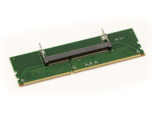 ADAPTATEUR SODIMM VERS DIMM POUR DDR TYPE 3 Cet accessoire sera utile pour - Remplacer une barrette mémoire Dimm DDR3 de PC de bureau par une barrette SoDimm DDR 3 dde PC portable - Tester une barrette SoDimm par le biais d'un montage sur un PC de bureau Connecteur femelle pour accueillir une barrette mémoire de portable type SODIMM DDR3 Connecteur mâle pour enficher l'adaptateur en lieu et place d'une barrette mémoire DIMM DDR3 Plug and play, ne nécessite aucune installation particulière