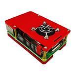 Boitier pour Raspberry Pi 4B (Rouge)