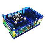 Boitier pour Raspberry Pi 4B (Bleu)