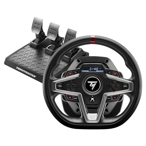Fnac.com Livraison gratuite dès 25 € d'achat. Volant de course Thrustmaster T248 Noir et Gris Pédales magnétiques T3PM pour PC et Xbox Volant gaming. Pré commandez, achetez et vendez vos jeux vidéo, consoles PS3, Wii, Xbox360, 3DS, PS Vita et accessoires de jeux.