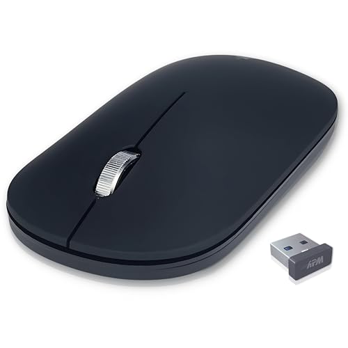 ???? Facilitez-vous le travail sur ordinateur et portable Utilisez notre souris optique Ambidextre avec la technologie sans fil 2.4 GHz pour naviguer facilement sur votre PC et votre portable. ???? Travaillez confortablement Cette souris optique est conçue pour s'adapter parfaitement à votre main grâce à un design épuré et ergonomique. Elle dispose de 3 boutons et une molette de défilement pour une utilisation confortable. ✅ Profitez d'une navigation extrêmement précise Avec notre souris sans fil, vous pourrez naviguer avec la plus grande précision et actionner facilement les boutons ou scroller. ✅ Design moderne et compact Emportez votre souris sans fil avec vous lors de tous vos déplacements. Pratique, le récepteur nano USB se range sous la souris et peut ainsi être transporté avec la plus grande facilité. ✅ Une garantie de 2 ans qui répond à vos attentes Notre priorité est de vous offrir des produits de qualité. Vous pouvez donc vous procurer ce produit sans hésitation et nous contacter en cas de doute, de question ou de problème.