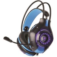 Micro casque Gaming Rétro éclairé Alpha Omega Players Dragon C29 Noir et bleu pour PC, PS4, Xbox One et Nintendo Switch