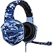 Casque « game chat » stéréo. Se branche directement dans la prise casque de la manette Ps4 et de la nouvelle manette Xbox one Ecouteurs stéréo de 40 mm avec une fréquence de 20Hz à 20Khz pour un son clair et précis. Télécommande de réglage de volume. Offre une réelle qualité de confort grâce à son revêtement en simili cuir rembourré pour les oreillettes et pour son arceau ajustable.