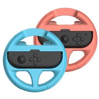 Volant de course Subsonic Duo Bleu Orange pour Nintendo Switch 2 et Nintendo Switch