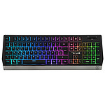 Conçu pour les joueurs à la recherche de confort et de performance, le clavier The G-Lab Keyz Tungsten offre une expérience gaming sans fil complète. Grâce à sa connexion 2,4 GHz ultra-réactive, ses touches à membrane silencieuses et son rétro-éclairage RGB personnalisable, il combine fluidité, styl...