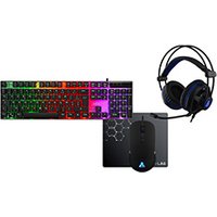 Pack Clavier/Souris The G LAB Gaming Combo Gallium Casque/Clavier/Souris/Tapis