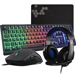 Pack Clavier/Souris The G LAB COMBO SELENIUM Souris/tapis/clavier/Casque