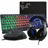 The G Lab COMBO SELENIUM Avantages COMBO SELENIUM : Clavier pour gamer grand format Touches à la fois rapides et silencieuses Souris filaire avec capteur optique 3200 dpi Micro casque pour gamer avec arceau réglable Tapis de souris antidérapant compatible avec toutes les souris PACK GAMING 4 EN 1 : NOUVELLE GÉNÉRATION : Le Combo Selenium est le nouveau pack gamer 4 en 1 imaginé par The G Lab. Ce Combo propose un clavier performant et rétroéclairé équipé de 19 touches anti ghosting. La souris est dotée d’un capteur optique ultra réactif et préci