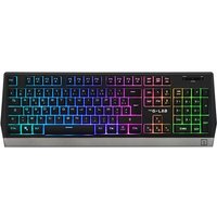 Clavier Gaming sans fil The G Lab RGB Keyz Tungsten Noir et Gris