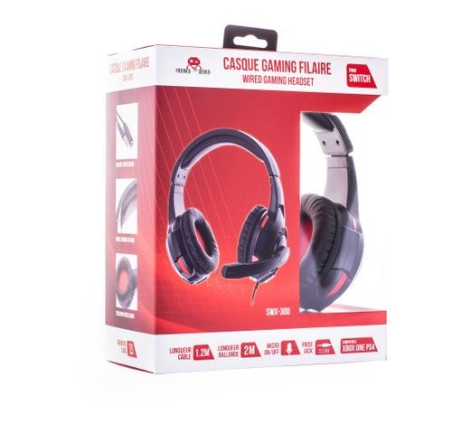 Fnac.com Livraison gratuite dès 25 € d'achat. Micro caque gaming Freaks And Geeks SWX 300 Noir pour PS4, Xbox One et Nintendo Switch Casque pour console. Pré commandez, achetez et vendez vos jeux vidéo, consoles PS3, Wii, Xbox360, 3DS, PS Vita et accessoires de jeux.
