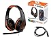 Casque stéréo avec micro. Commandes de volume indépendantes pour le jeu et le chat. Fonction d'atténuation des bruits environnants. Fonctions mute et silence . Réglable et ajustable. Coussinets rembourrés ultra confortables. Câble d'extension fourni (longueur totale 3 mètres).
