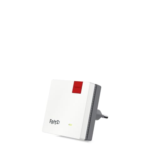 Permet des connexions Wi Fi stables et rapides avec des vitesses allant jusqu'à 600 Mbps (4 x 4 WiFi N) en 2,4 GHz, Mesh, WPS pour une configuration simple, sécurité maximale sans fil avec WPA2. Compatible avec n'importe quel routeur sans fil qui prend en charge 802.11 n/g/b, s'adapte parfaitement à la box Fritz!. Particulièrement compact et avec une faible consommation d'énergie en mode opération, il étend le réseau sans fil avec toute fiabilité à des vitesses allant jusqu'à 600 Mbps. La LED indique l'état et la qualité du signal WiFi, aide à