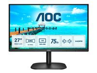 AOC 27B2AM - ecran LED - 27 - 1920 x 1080 Full HD (1080p) 75 Hz - VA - 250 cd m² - 4000 1 - 4 ms - HDMI, VGA - noir