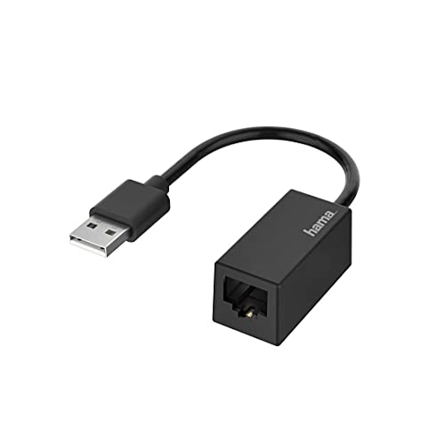Adaptateur réseau USB RJ45 pour connecter un PC, un ordinateur portable, un MacBook, une tablette avec USB-A à un routeur, un commutateur, un hub ou une prise murale Adaptateur LAN de haute qualité pour une excellente transmission, une protection optimisée contre les plis grâce à des matériaux flexibles empêchant une rupture des câbles Aucun effort d’installation pour ce connecteur USB RJ45 Fast Ethernet (10 100 Mbit s) est disponible via Plug Play, aucune installation de logiciel ou de pilote requise La fiche mince convient particulièrement bien aux appareils mobiles et plats. Garantie 10 ans Contenu de la livraison 1 x adaptateur réseau USB RJ45, 1 x mode d’emploi