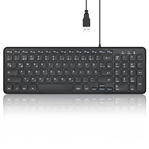DESIGN MODERNE - Un design fin et compact et des touches de style chiclet embellissent n'importe quel bureau le clavier offre néanmoins un pavé numérique entièrement intégré, taille 367 x 121 x 18 mm Touches silencieuses - Sensation de frappe très agréable grâce aux touches de structure en ciseaux de qualité supérieure pour une bonne vitesse de réponse et un confort durable. Moins de bruit de frappe pour éviter les distractions. Touches multimédia pratiques - 10 touches de raccourci et touches multimédia (F1-F10) pour utiliser les touches multimédia, appuyez une fois sur la touche FN pour entrer en mode FN Lock, ce qui permet un accès rapide à l'e-mail, au contrôle des médias, et plus encore Relié par câble - Un câble USB de 1,5 m de long permet une connexion stable et fiable pour une utilisation quotidienne au bureau ou à la maison. Il suffit de brancher le clavier dans un port USB libre et de commencer à l'utiliser. Configurations du système - Compatible avec Windows 7, 8, 10 Contenu de la livraison PERIBOARD-213, guide de démarrage rapide