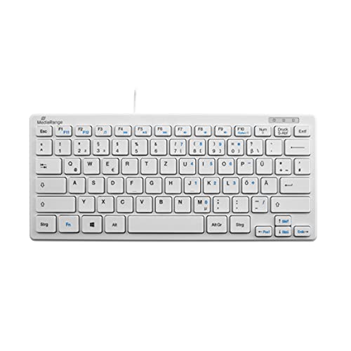 Design clavier compact filaire avec 78 touches ultra-plates, sans clavier numérique Disposition du clavier qwertz (de at ch) Hauteur des touches 3 mm Connexion Câble de connexion USB 2.0 longueur de câble de 1,5 m Alimentation DC 5 v 36 ma (max.) alimenté par bus USB
